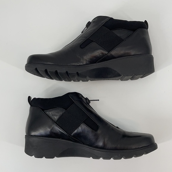 Easy Spirit Whelan Leather Ankle Boot Black Sz 5 - Picture 7 of 8